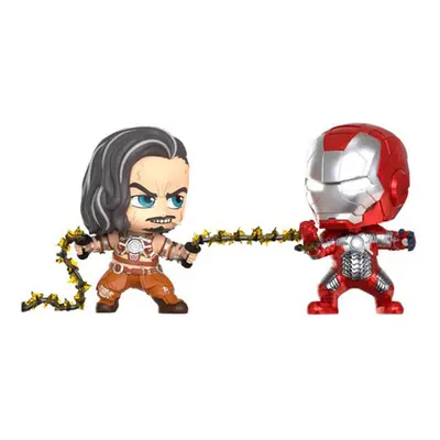 Iron Man Whiplash and Iron Man Mark V Cosbaby Set