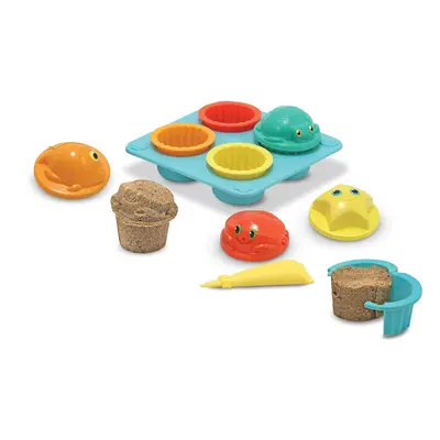 Melissa & Doug Sunny Patch Seaside Sidekicks Sand Cupcake Play Set - T