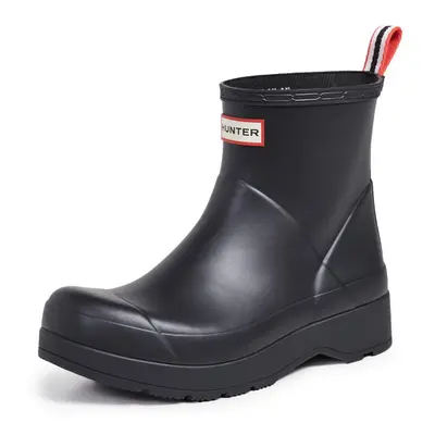 Hunter Men's Play Short Rain Boot Black