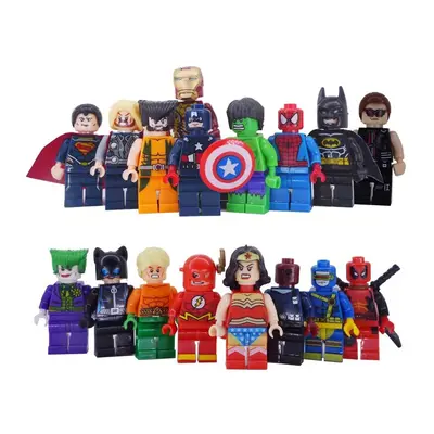 16pcs Marvel Avengers Super Heroes Mini Figures Dc Set Fit Lego