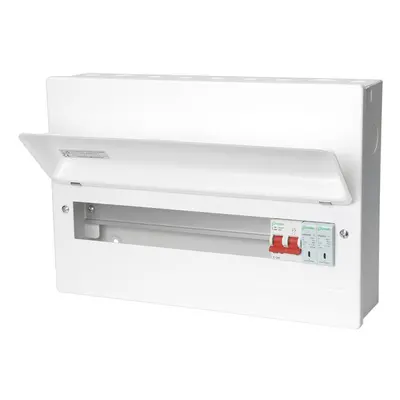 DANSON WAYS METAL CONSUMER UNIT WITH SPD AND 100A MAIN SWITCH