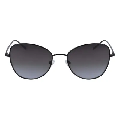 DKNY Women's DK104S Butterfly Sunglasses Black 55/18/135