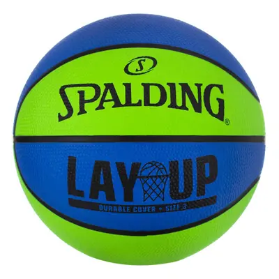 Spalding Lay-Up Mini Outdoor Blue/Green Basketball 22"