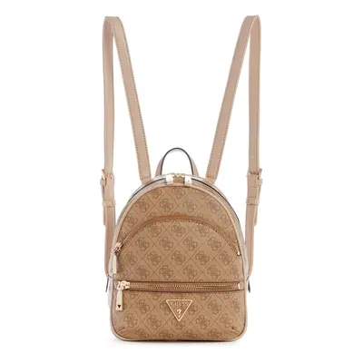 GUESS Manhattan Backpack Latte Logo