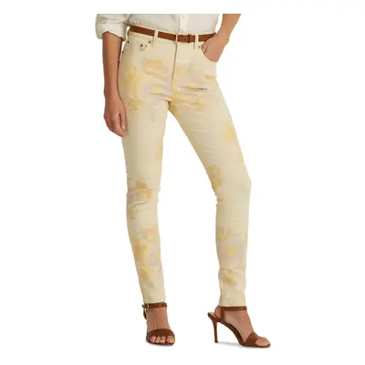 Lauren Ralph Lauren Women's High-Rise Skinny Ankle Jeans (14 Blush Mu