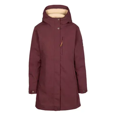 (16, Mulberry) Trespass Womens Fleece Waterproof Jacket Risha