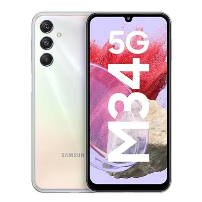 Samsung Galaxy M34 M346B2DS (5G) (128GB+6GB, Silver)