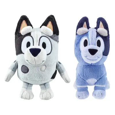 Bluey's cousins Muffin & Socks Plush toy bundle includes 8"" Muffin plush & 7.5"" Socks plush - 