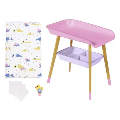 BABY born Changing Toddlers Years & Up-Easy for Small Hands-Table with Removable Towel Holder