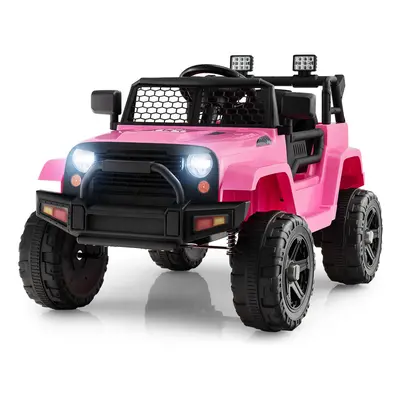 12V Battery Powered Ride On Truck Electric Kids Ride On Car-Pink