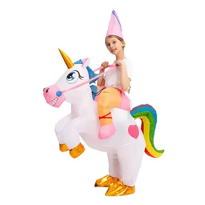 (Colorful unicorn is suitable for children with a height of (120-145) cm) Adult Inflatable Unico