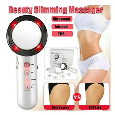 3in1 Ultrasonic Slimming Massager Cavitation Body Fat Cellulite Remover Machine