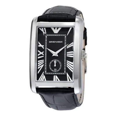 Emporio Armani AR1604 Rectangular Black Dial Men's Watch