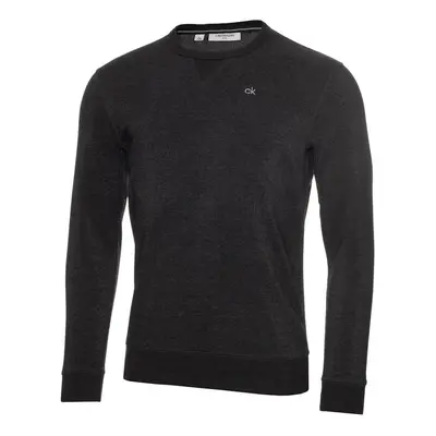 (2XL, Charcoal Marl) Calvin Klein Mens Crew Neck Sweater