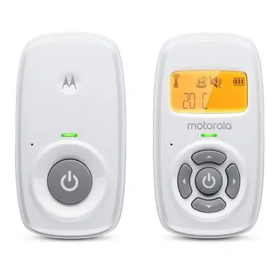 Motorola MBP24 Audio Baby Monitor with Room Temperature Display, High Sensitivity Microphone and