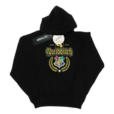 (5-6 Years, Black) Harry Potter Boys Quidditch Crest Hoodie