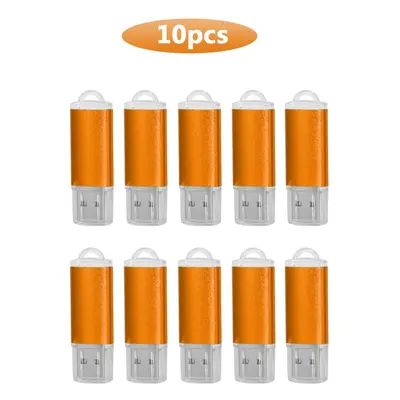 (64GB x10pcs, Yellow USB 2.0) 10PCS/lot Colour USB 2.0 USB Flash Drive 8GB 16GB 32GB 64GB USB St