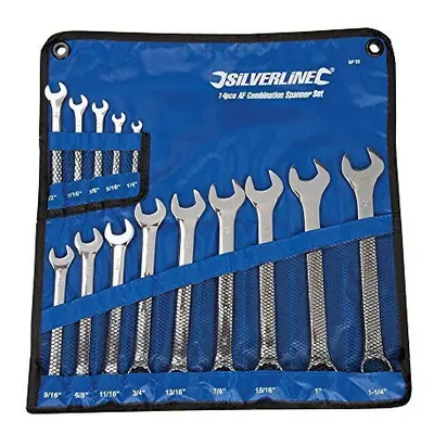 Silverline Combination Spanner Set 14pce 1/4 - 1-1/4" - Sp52 Pieces - spanner set combination si