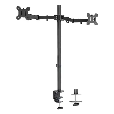 VIVO Dual Monitor Stand Up Desk Mount Extra Tall inch Pole, Fully Adjustable Stand for up to inc