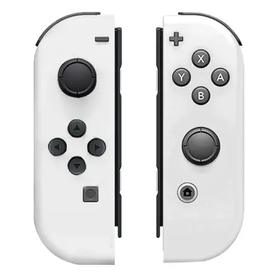 (White White) Switch JoyPad Joycons Controller For Nintendo Switch with Wrist Strap