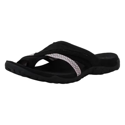 Merrell Women's Terran Post II Black/Lilac Sandal M US