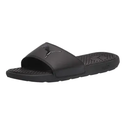 PUMA womens Cool Cat Slide Sandal Black US