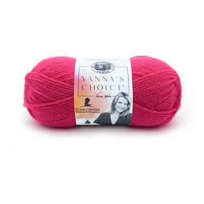 Lion Brand Yarn Vannas Choice Yarn Rose Shocking