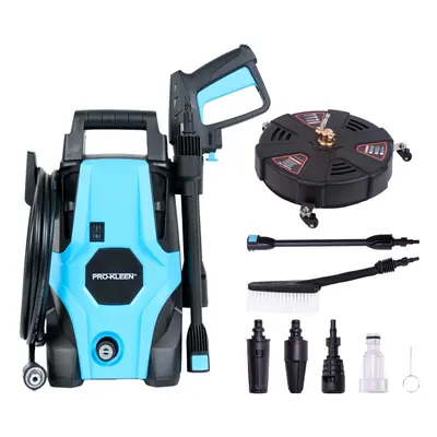 Pressure Washer with Heavy Duty Patio Cleaner & Fixed Brush