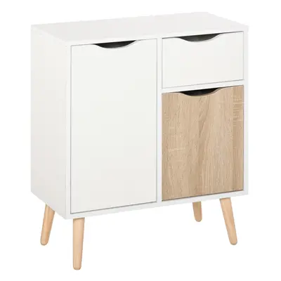 HOMCOM Floor Cabinet Storage Cupboard Sideboard with Drawer for Bedroom