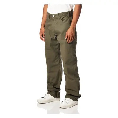 Dickies Mens Relaxed Fit Sanded Duck Carpenter Jean Moss Green 38x32