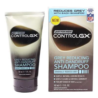 3x Just for Men Control GX Grey Reducing Anti-Dandruff Shampoo