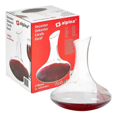 Alpina Glass Red Wine Sherry Port Drinks Decanter Server Carafe