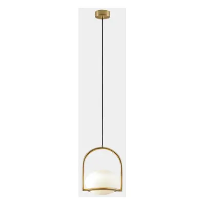 LEDS C4 Coco Single Globe Pendant Gold, White E14