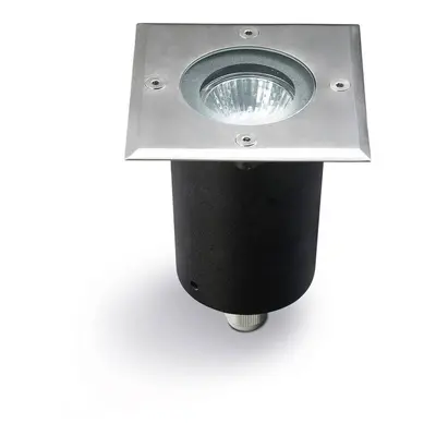 Leds-C4 Gea - Light Outdoor Square Recessed Floor Light Stainless Steel Aisi IP67, GU10