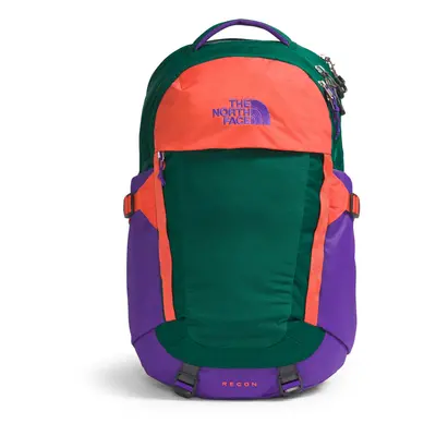 THE NORTH FACE Recon Everyday Laptop Backpack TNF Green/TNF Purple/Radiant Orange One Size