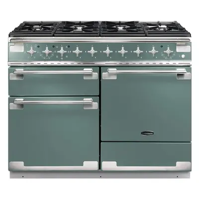 Rangemaster ELS110DFFMG Elise Mineral Green 110cm Dual Fuel Range Cooker - A Rated