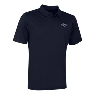 (S, Peacoat) Callaway Golf Mens Tournament Opti-Dri Left Chest Logo Polo Shirt