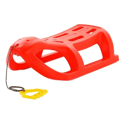 (red) vidaXL Sledge Polypropylene Toboggan Sleigh Snowracer Snow Scooter Blue/Red