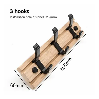 (S) 3/4/5 Hooks Wall Coat Rack Storage Hook Hat Clothes Hanger Home Bedroom Organizer