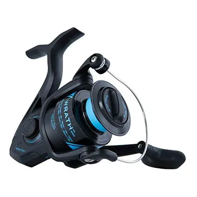 Wrath Spinning Fishing Reel - WRTH8000C, Black, Blue