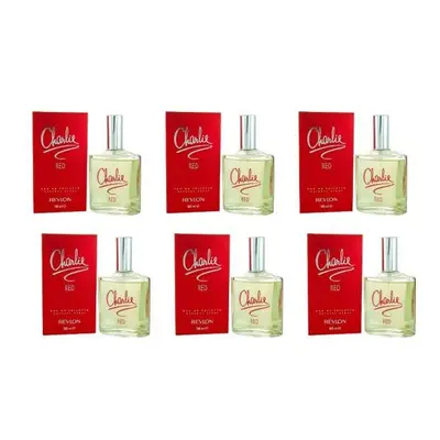 Charlie Eau de Toilette - Red - ml (Pack of 6)