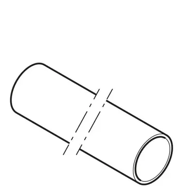 PE 1000mm Flush Pipe Extension For Concealed Cisterns and Frames 152.170.16.1