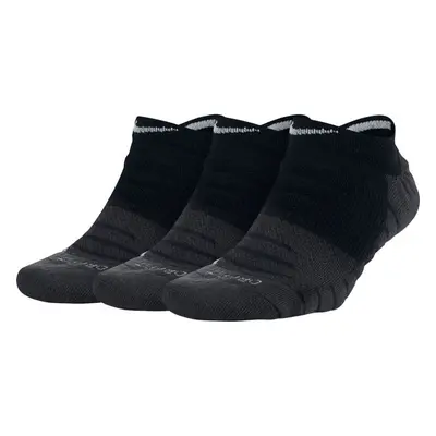 Nike Dry Cushion No-Show Training Socks (3 Pair) (Medium Black)