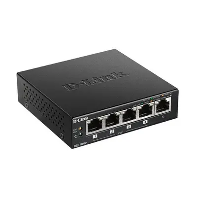 Switch D-Link DGS-1005P LAN PoE Black