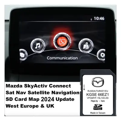 MAZDA SkyActiv 2,3,6,CX-3.CX-5, CX-9, MX-5 SD CARD NAVIGATION MAP