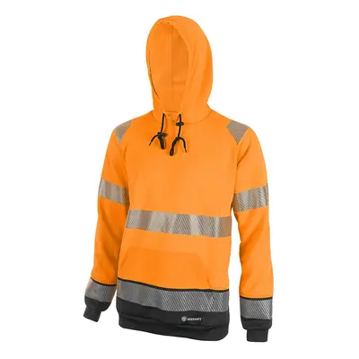 BEESWIFT DELTIC HI-VIS TWO-TONE HOODIE ORANGE / BLACK