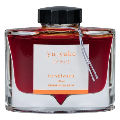 PILOT Iroshizuku Bottled Fountain Pen Ink Yu-Yaki Sunset Orange (Orange) 50ml Bottle (69210)