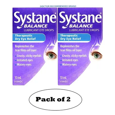 Systane Balance Lubricant Eye Drops For Dry Eyes 10ml - Pack of