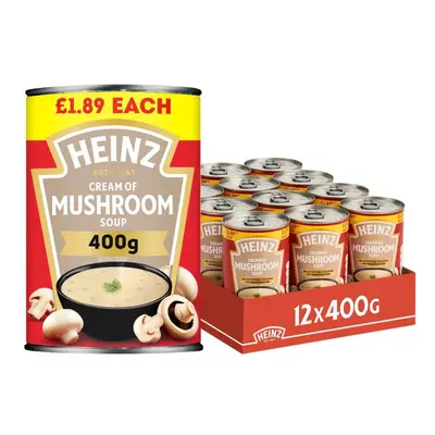 Heinz Cream of Mushroom Soup PMP 400g ( pack of )