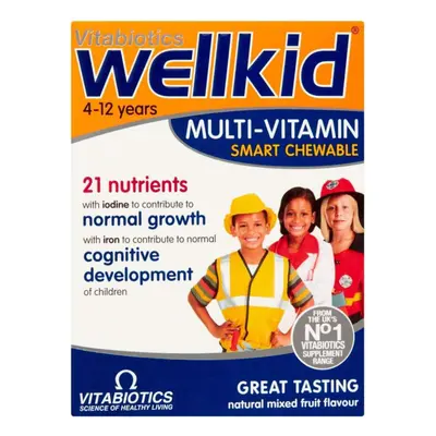 Vitabiotics Wellkid Chewable Tablets With Vitamins A, C and D - 30's